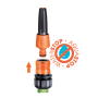 Pievienotājs ar aquastop 1/2'' 